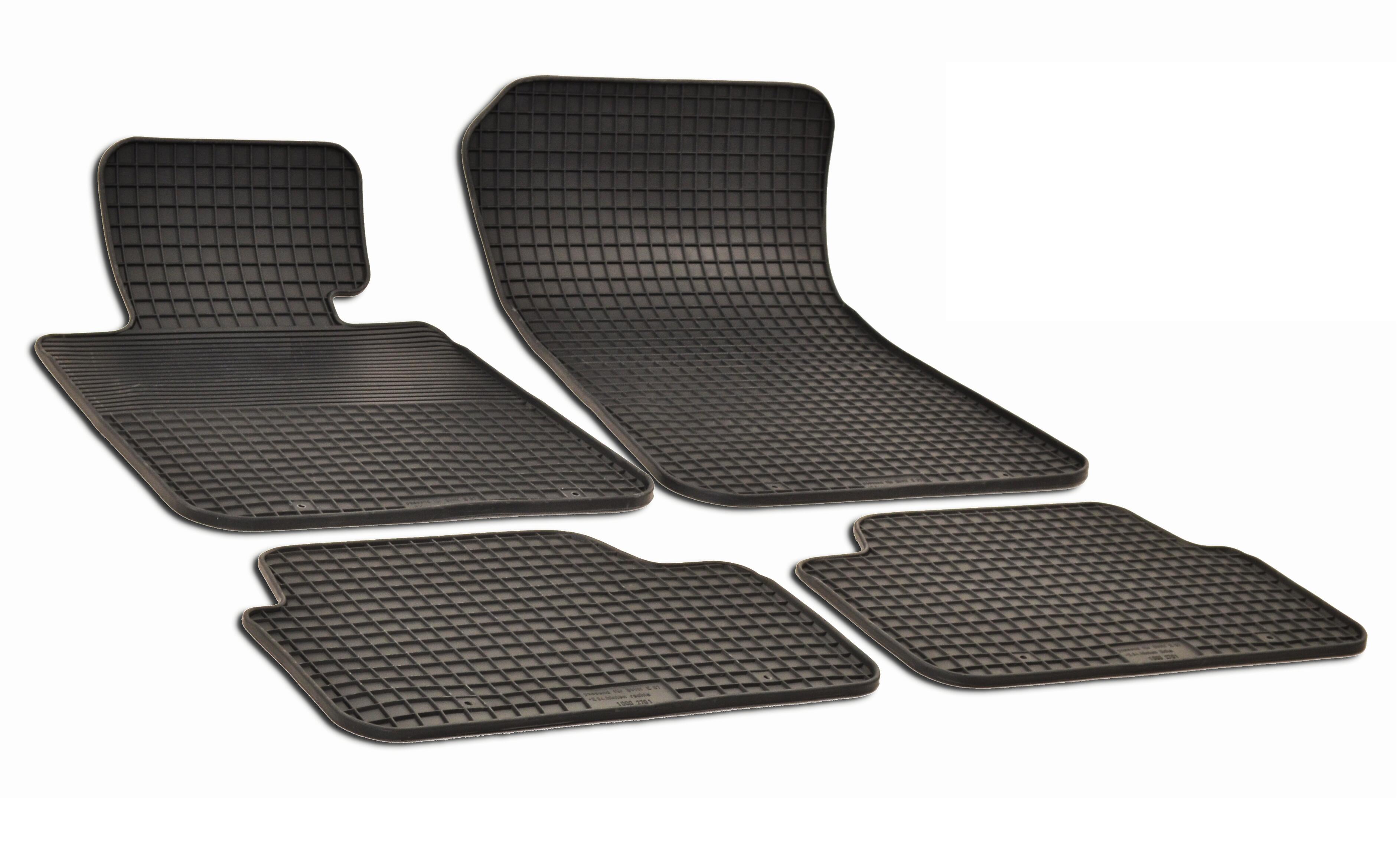 BMW Floor Mat Set - Front and Rear (All-Weather) (Black) 51472336798 - eEuro Preferred 214423FL